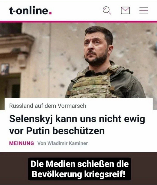 Deutschland soll in den Krieg ziehen