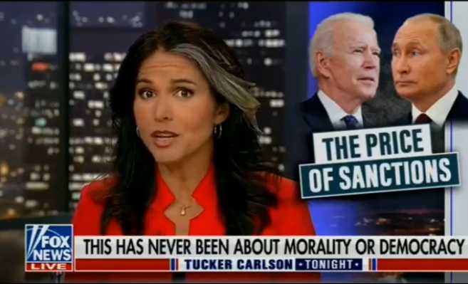 Tulsi Gabbard, eine Veteranin des Irakkriegs und Ex-Kongressabgeordnete, einst Stellvertreterin der US-Demokratischen Partei, die einst Biden leidenschaftlich unterstützte, hat ihren Übergang ins konservative Lager vollzogen.