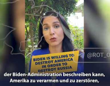 Tulsi Gabbard, Biden will Atomkrieg, USA provozieren atomare Katastrophe, Selenskij is US-Marionette