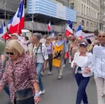 Paris Tausende demonstrieren, Pariser fordern Rücktritt, Rücktritt des Präsidenten