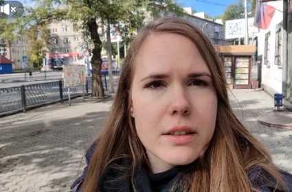 Alina Lipp, wieder in Donezk, Wahlbeobachter, 50.000 Bürger am "Roten Platz" in Moskau