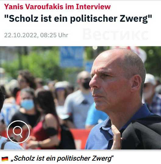 Olaf Scholz, politischer Zwerg, ruiniert Europa