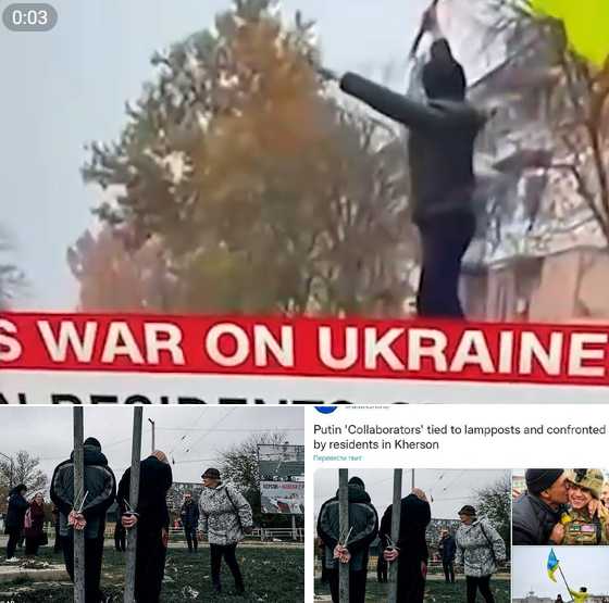 Nazis sind in Cherson, Selenskyj in Cherson, Lynchjustiz, Journalisten RAUS!?