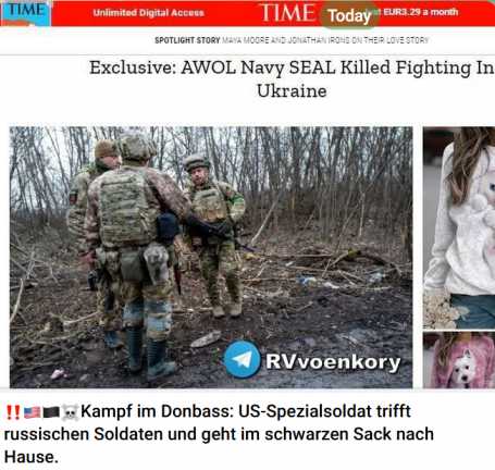 Saporoschje, Harald Kujat, US-Spezialsoldat, geht im schwarzen Sack nach Hause!