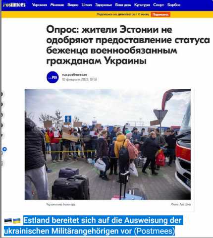 Ukrainer in den Tod schicken, Estland liefert Männer an Ukraine aus, Russland wartet auf den Leopard!?