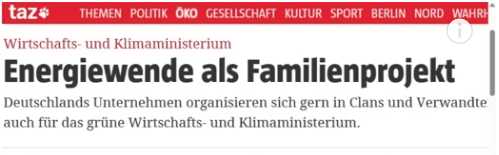 GRÜNE VERSCHWÖRER, Graichen, Kellner, Agora Energiewende!?