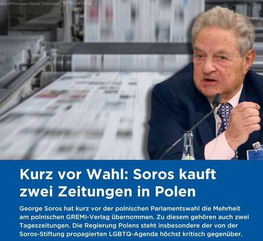 Soros kauft Polen, Soros hetzt die Polen in den Krieg, Polen ist US-Marionette!?