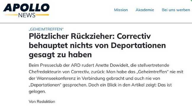 Anette Dowideit verlogen, Correctiv von Regierung bezahlt, Verfassungsschutz gibt MATERIAL an Correctiv!?