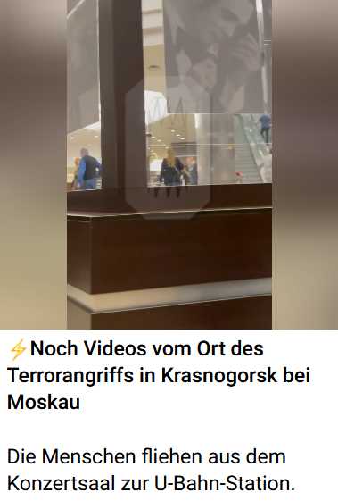 Terror in Moskau, Crocus City Hall, USA wusste Bescheid!?