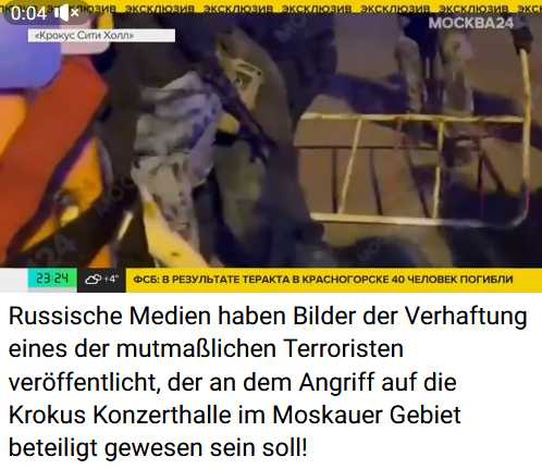 Terror in Moskau, Crocus City Hall, USA wusste Bescheid!?