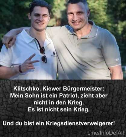 Klitschko Sohn, Melnyk Sohn, Poroschenko Sohn, fröhliche Ostern!