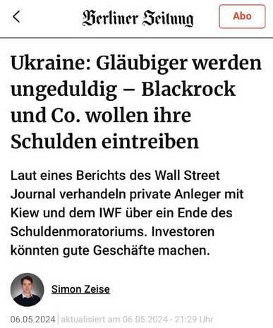Charkow, russische Offensive, Blackrock schickt euch in den TOD!?