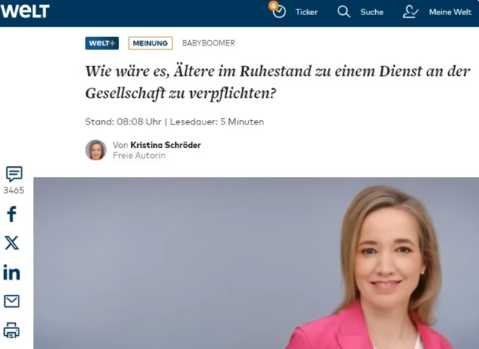 Selenskyi Frau kauft Bugatti, Dienstpflicht für deutsche Rentner, Ukraine ist grösstes nationales Interesse!?