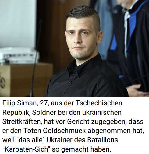 Filip Siman, Mord an Russen, Flucht aus der Ukraine!?