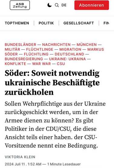 André Bodemann erfindet Putin-Zitat, Raketen in Deutschland, Söder liefert Ukrainer aus!