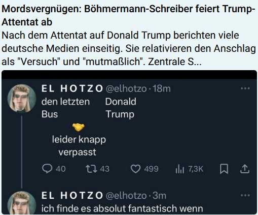 Sebastian Hotz, Matthew Crooks, Trump LEIDER knapp verpasst!?