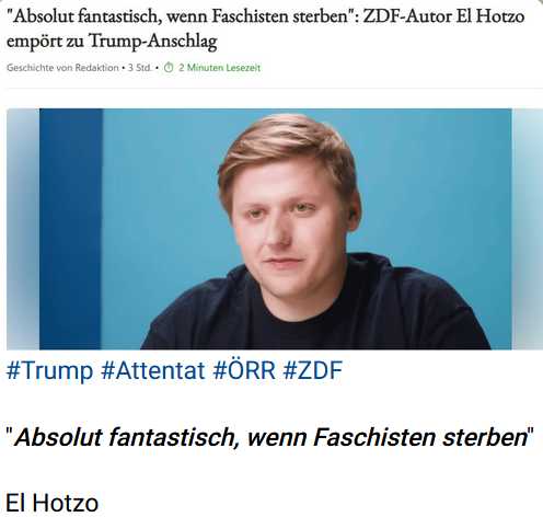 Sebastian Hotz, Matthew Crooks, Trump LEIDER knapp verpasst!?