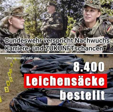 Leichensäcke für Bundeswehr, Verwundete werden ausgeschlachtet, Organentnahme!?